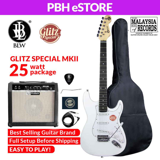 BLW Glitz MKII Special Electric Guitar 25W Amplifier Pack