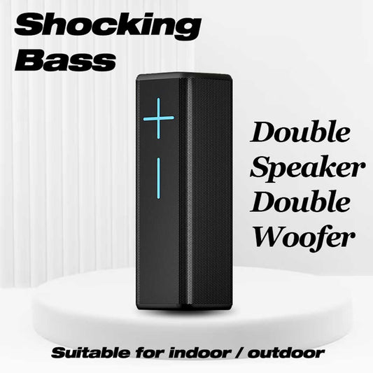 Shocking Bass High powered subwoofer Bluetooth USB AUX Portable Speaker for gathering, indoor and outdoor