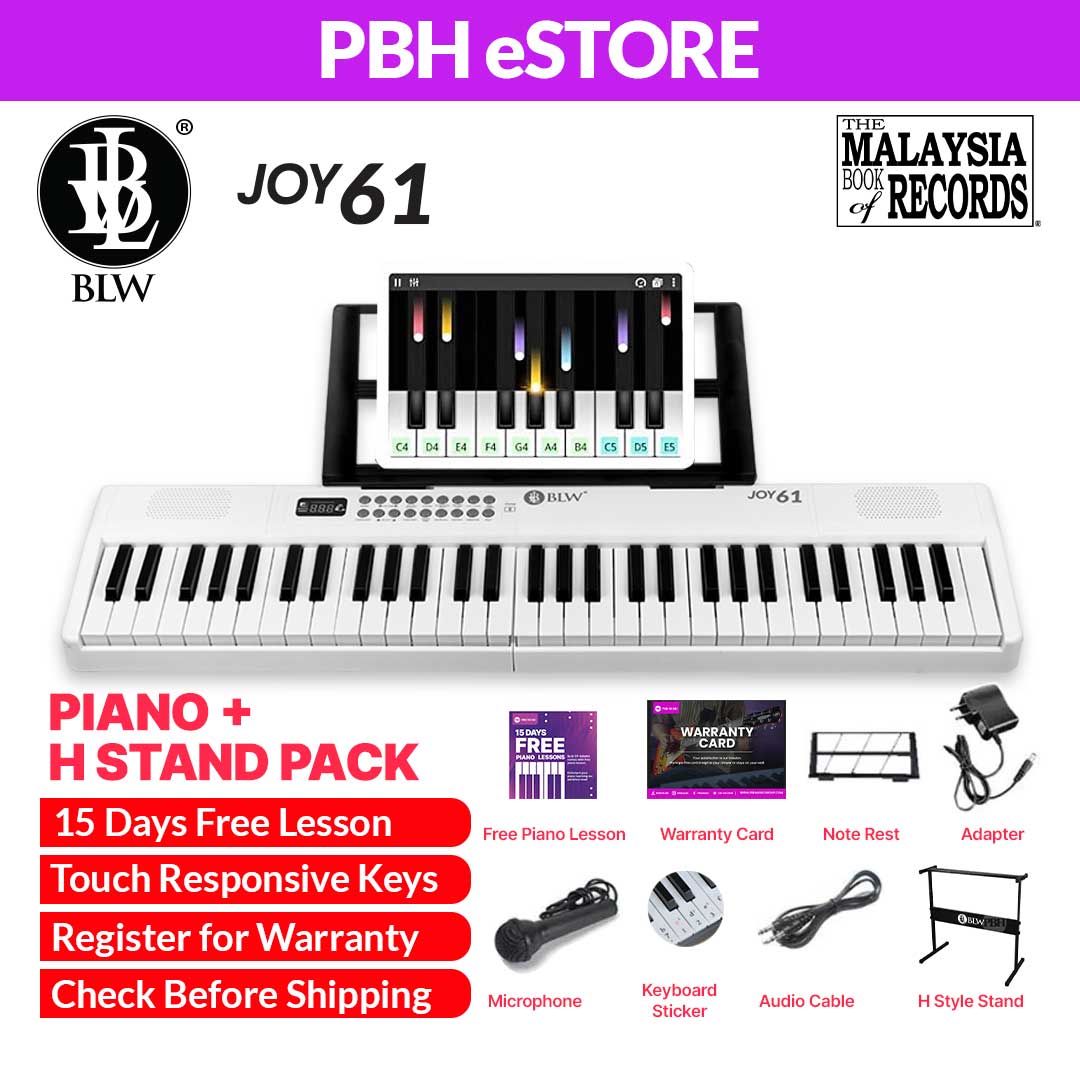 BLW JOY61 61 Keys Foldable Portable Electric Piano