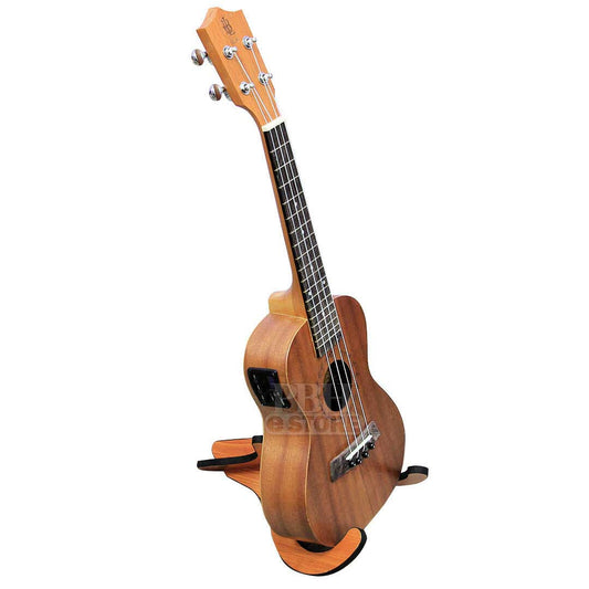BLW SU-WX Mini Wooden Style Guitar/Ukulele Stand for Ukulele, Violin, Guitarlele and Mini Guitar