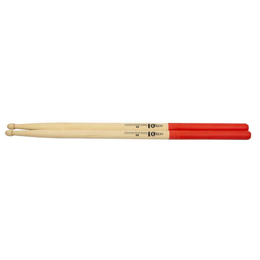 BLW Premium Hard Maple 5A Orange Grip Drum Stick