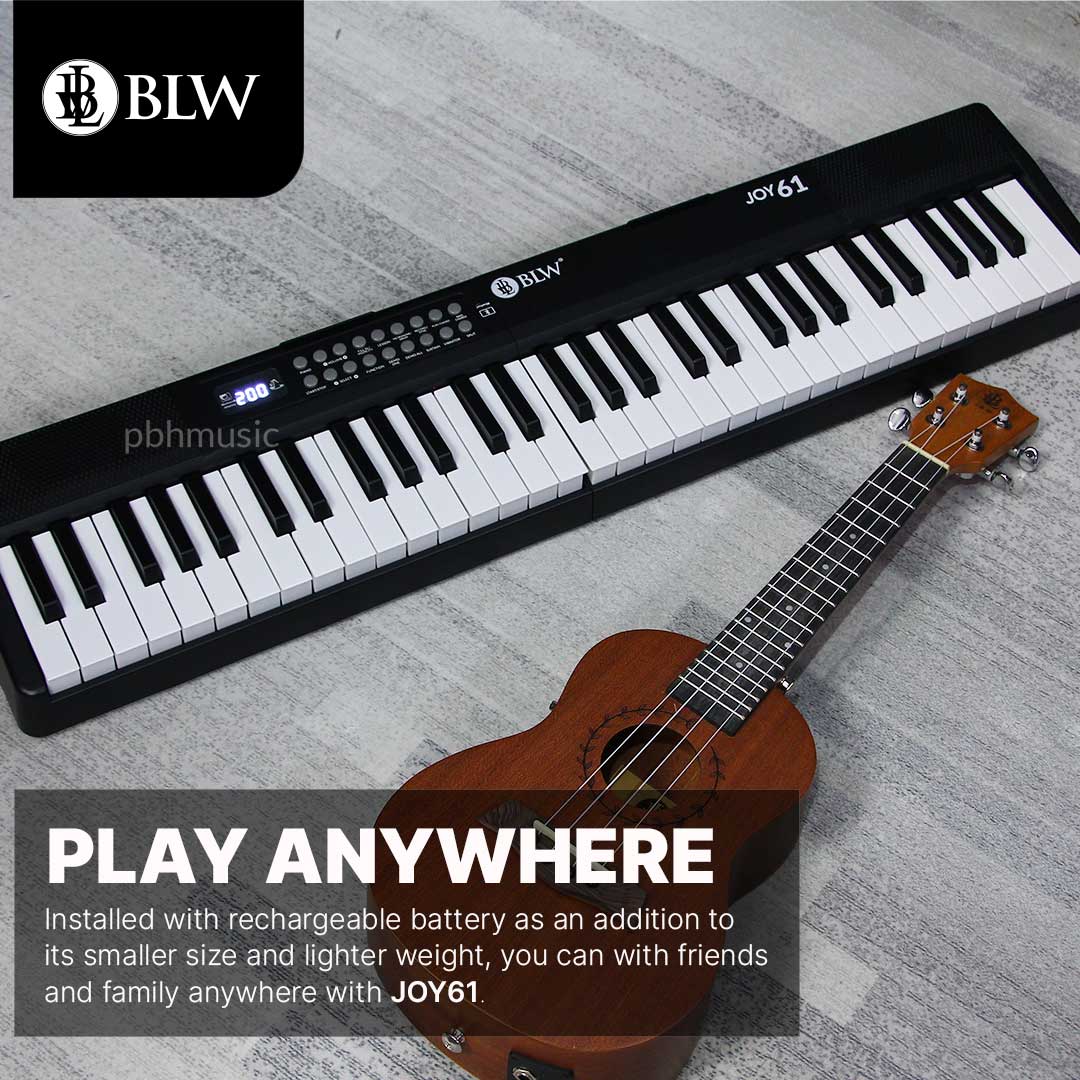 BLW JOY61 61 Keys Foldable Portable Electric Piano