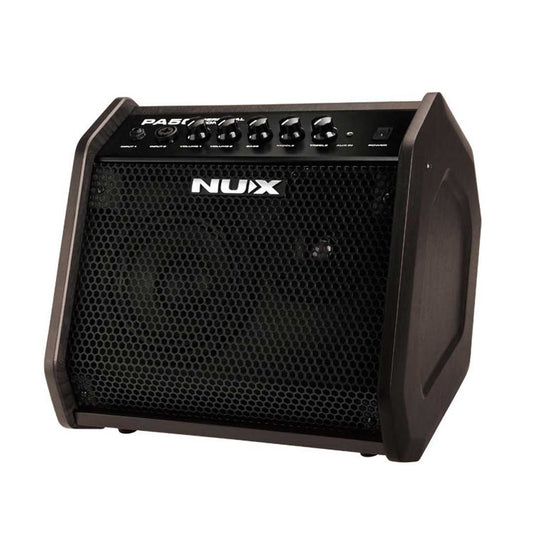 NUX PA50 2 Channel 50 Watts Powered Personal Monitor Speaker With 6.5 Inch Woofer (PA50 PA-50)