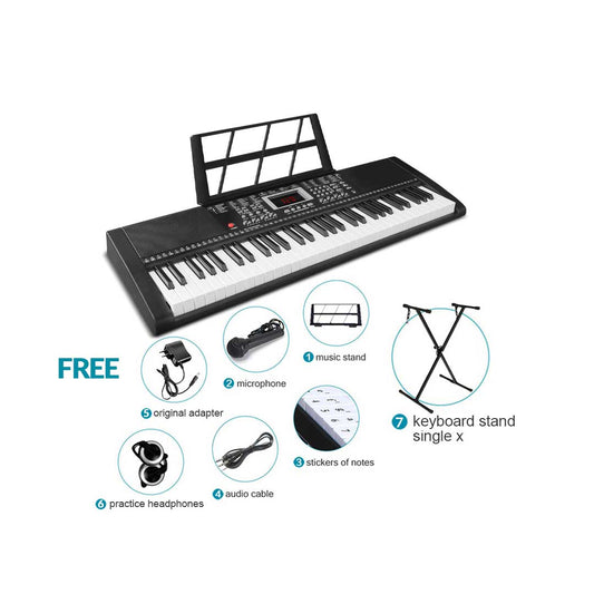 BLW EK-61T 61-key Portable Keyboard - Single X Stand Pack