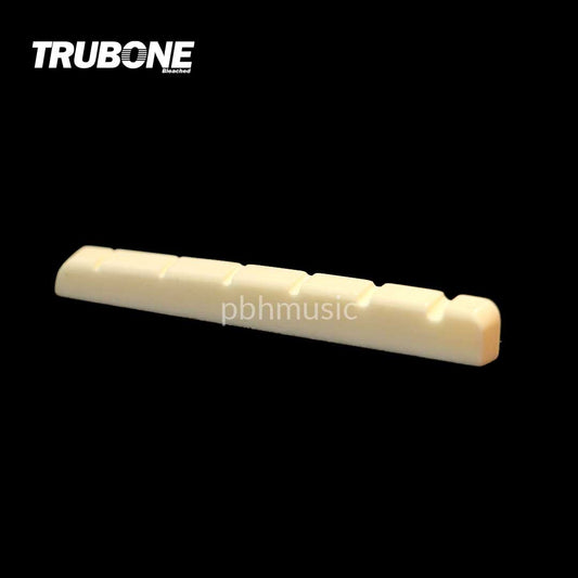 TRUBONE ES420 Water Buffalo Bleached Shaped Stratocaster Style Electric Guitar Nut