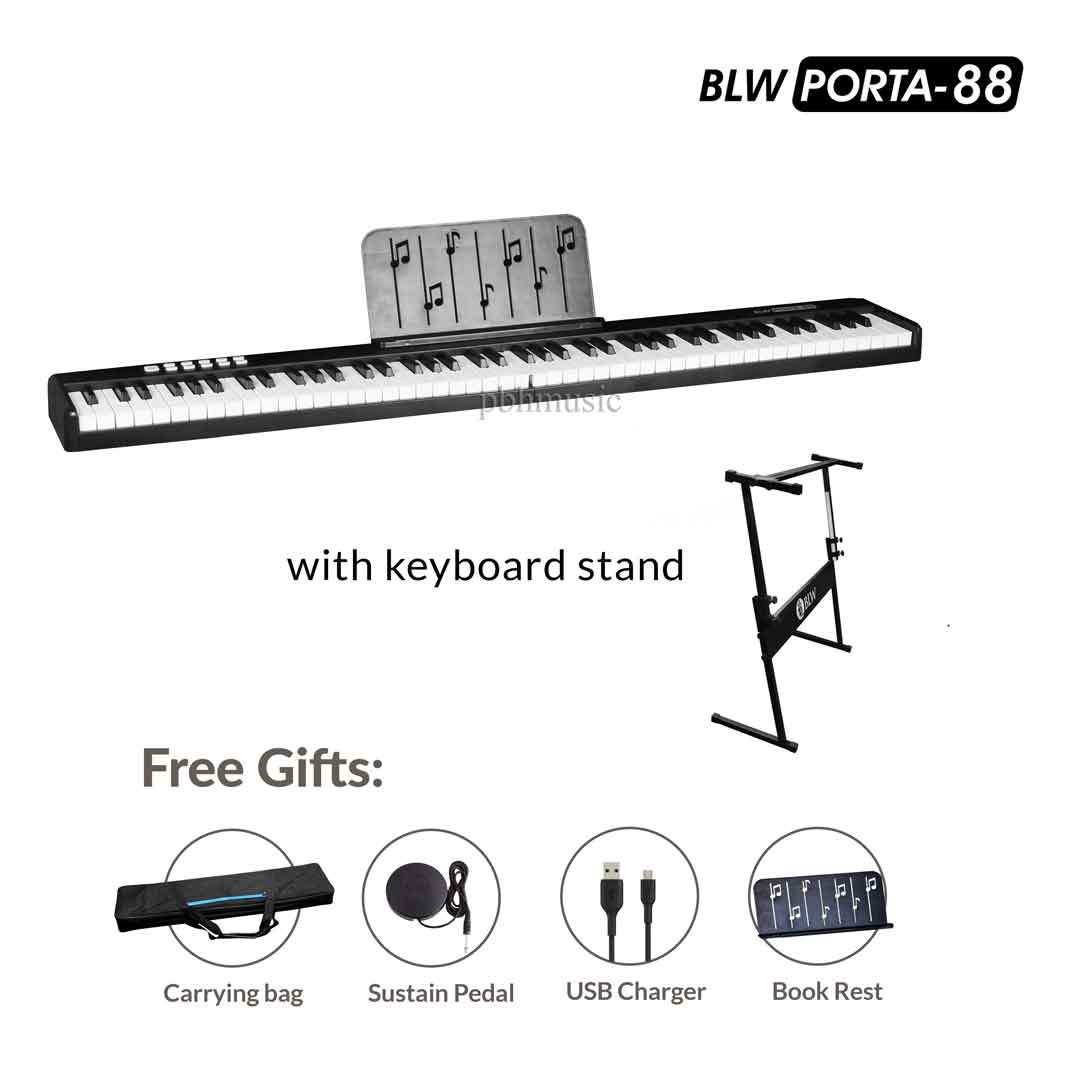 PORTA88 88Key Foldable Digital Piano