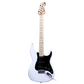 BLW Glitz MKII Black Top Electric Guitar - White