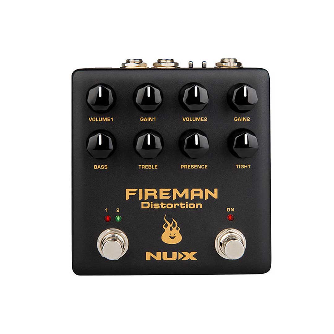 NUX NDS5 Fireman Dual Channel Distortion Guitar Effects Pedal