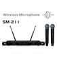 SOUNDMASTER UHF Dual Channel Handheld Wireless Microphone