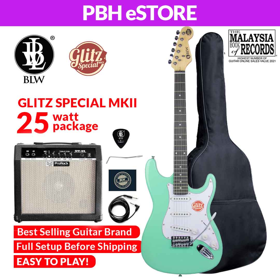 BLW Glitz MKII Special Electric Guitar 25W Amplifier Pack