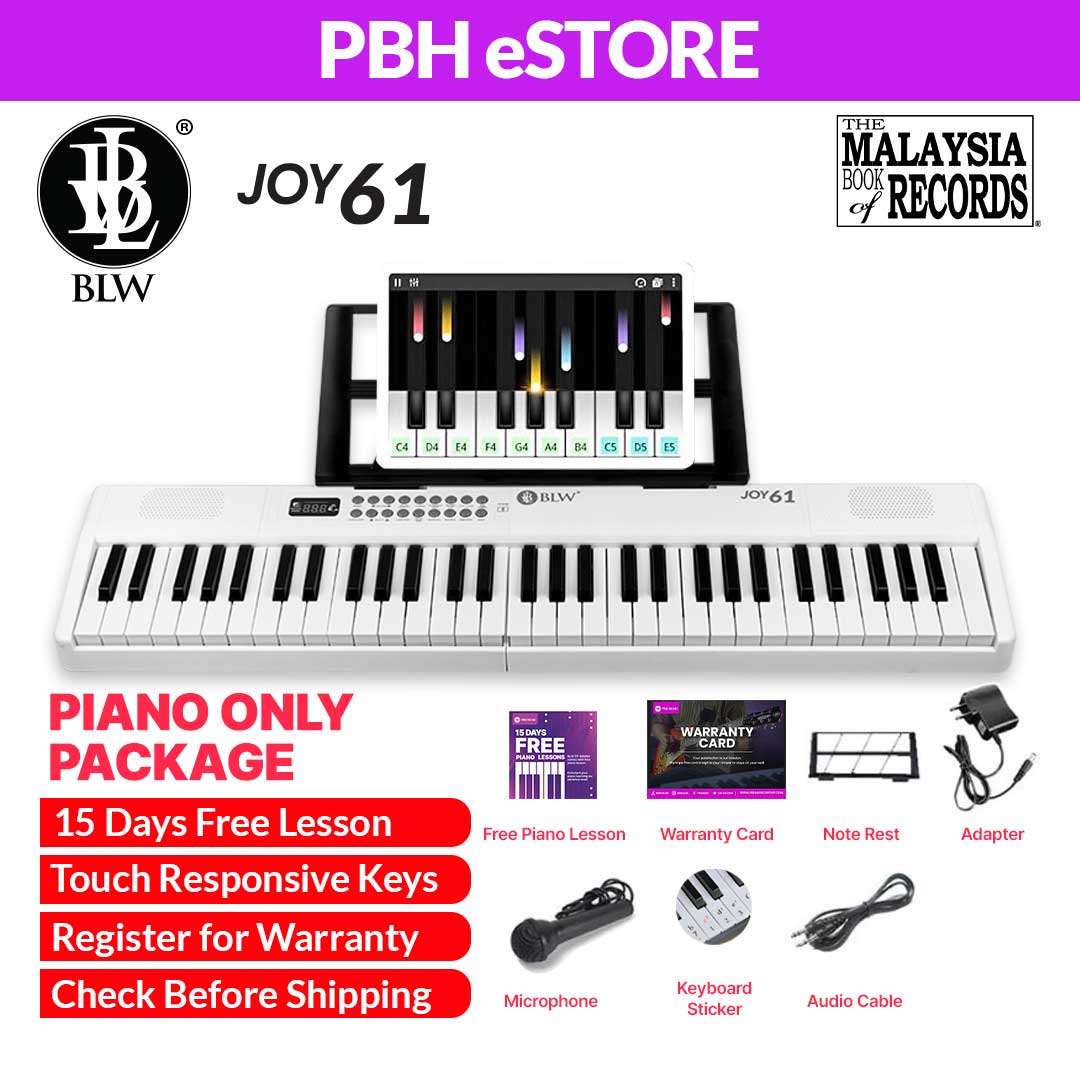 BLW JOY61 61 Keys Foldable Portable Electric Piano