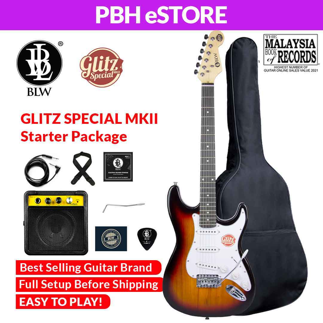 BLW Glitz MKII Special Electric Guitar Starter Pack