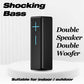 Shocking Bass High powered subwoofer Bluetooth USB AUX Portable Speaker for gathering, indoor and outdoor