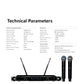 SOUNDMASTER UHF Dual Channel Handheld Wireless Microphone