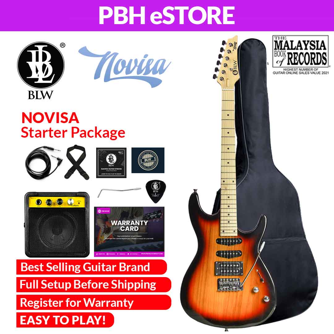 BLW Novisa Electric Guitar Starter Pack