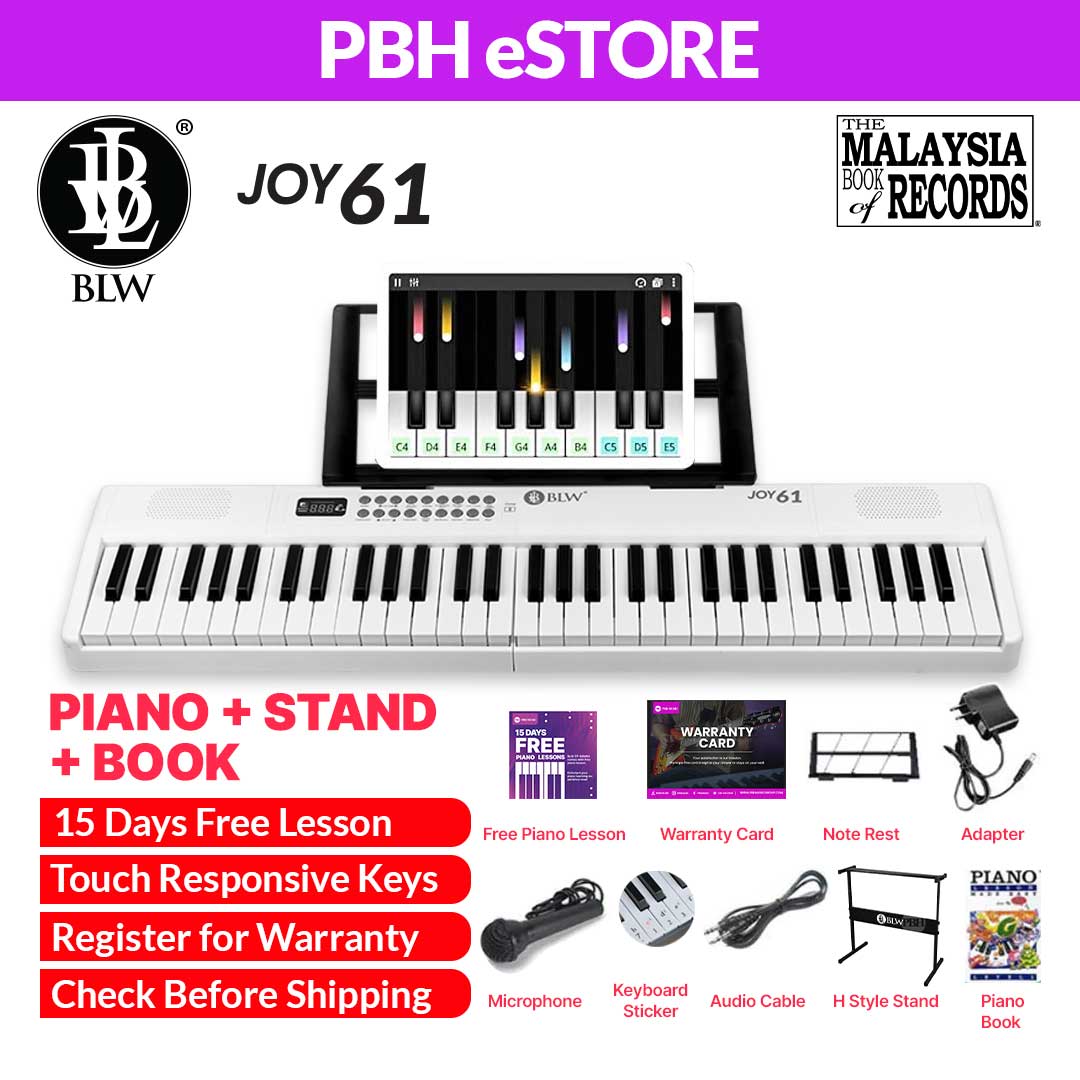 BLW JOY61 61 Keys Foldable Portable Electric Piano