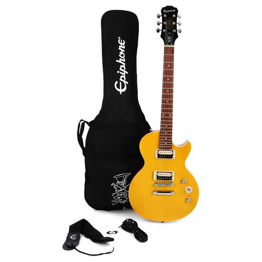 Epiphone Slash "AFD" Les Paul Special-II Outfit Electric Guitar, Gig Bag Included - Appetite Amber