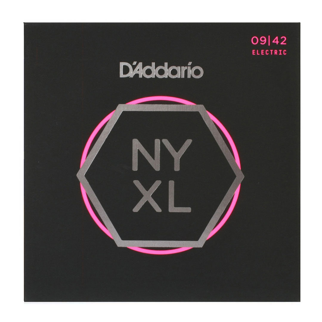 D'Addario NYXL0942 Nickel Wound Electric Guitar Strings, 09-42