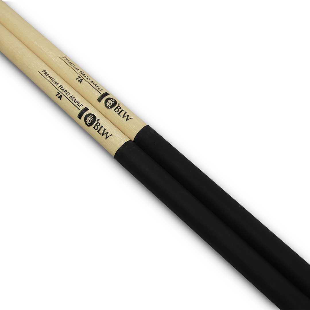 BLW Premium Hard Maple 7A Black Grip Drum Stick