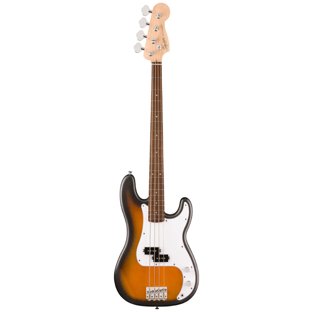 Squier Debut Series Precision Bass Guitar, Laurel FB, 2-Colour Sunburst