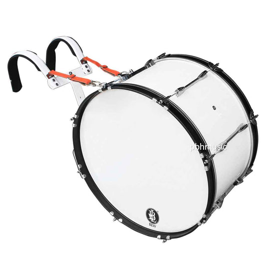 BLW Marching Bass Drum with Carrier and Mallet