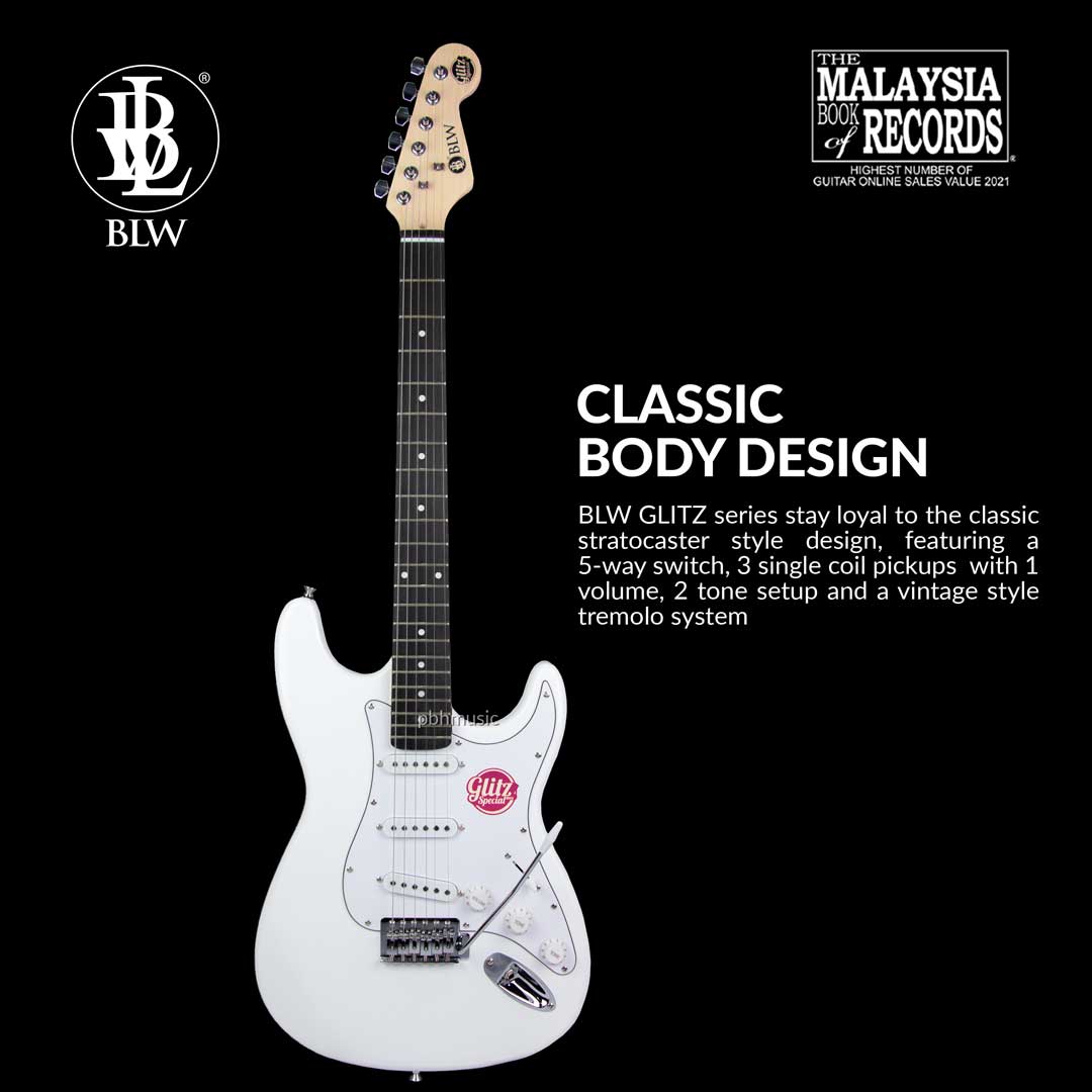 BLW Glitz MKII Special Electric Guitar - Tobacco Burst