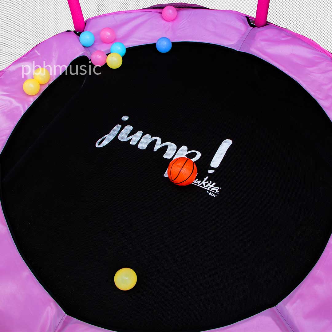 MUKITA JUMP Deluxe Trampoline - Princess Pink