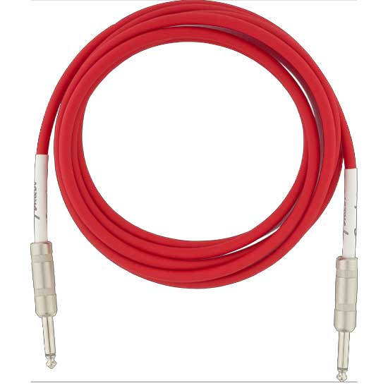 Fender Original Series Instrument Cable, 10ft, Fiesta Red