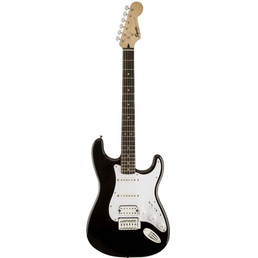 Squier Bullet Tremolo Stratocaster HSS Electric Guitar, Laurel FB, Black