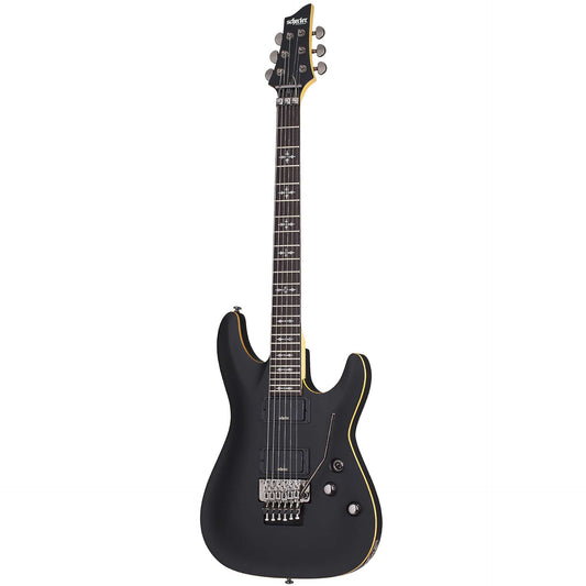 Schecter Demon-6 FR Electric Guitar - Aged Black Satin