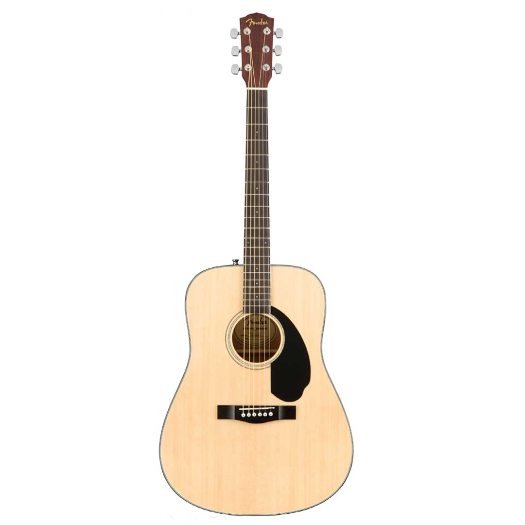 Fender CD-60S Dreadnought Acoustic Guitar, Walnut FB, Natural