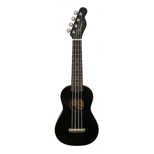 Fender Venice Soprano Ukulele, Walnut FB, Black