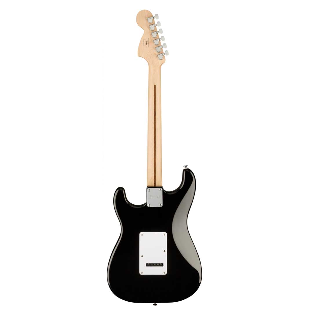 Squier Affinity Series Stratocaster Electric Guitar, Maple FB, Black