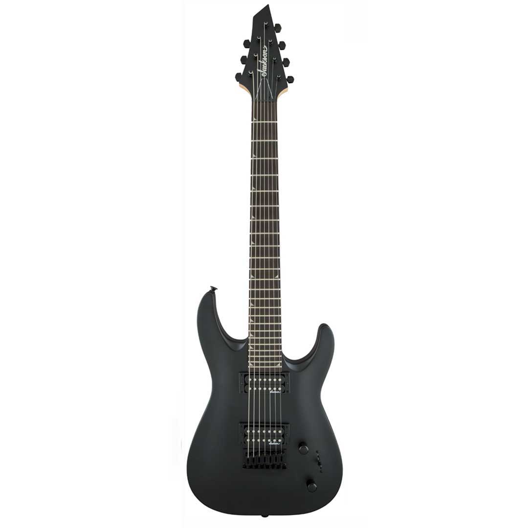 Jackson JS Series Dinky Arch Top JS22-7 DKA HT Electric Guitar, Amaranth FB, Satin Black