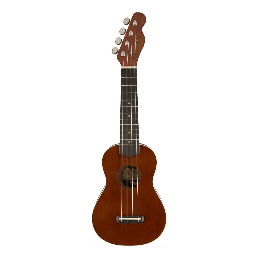 Fender Venice Soprano Ukulele, Walnut FB, Natural