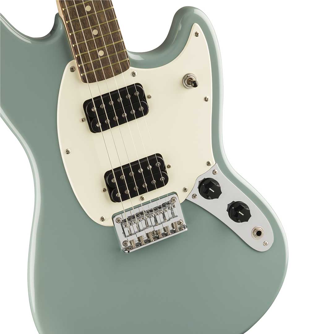 Squier Bullet Mustang HH Electric Guitar, Laurel FB, Sonic Grey