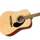 Fender FA-125 Dreadnought Acoustic Guitar w/bag, Walnut FB, Natural