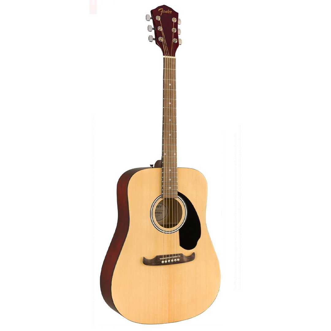 Fender FA-125CE Dreadnought Acoustic Guitar, Walnut FB, Natural