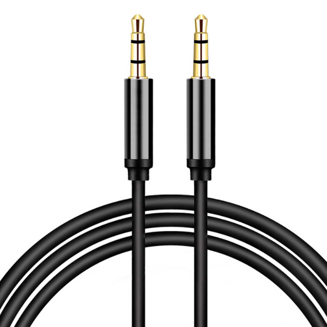 3.5MM TO 3.5MM Gold Plated Connector AUX Cable for Headphone - 1.5/3M