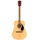 Fender FA-125CE Dreadnought Acoustic Guitar, Walnut FB, Natural