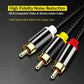 RCA x 3 Gold Plated Alloy Connector AV Cable 1.5/3/10M