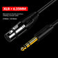 Microphone Cable XLR to TRS 6.35mm Jack Balanced