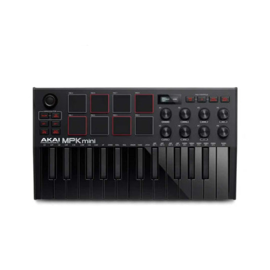 Akai MPK Mini Mk3 Compact Keyboard Controller, Limited Edition Black