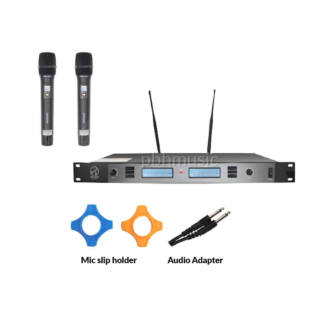 Dual Channel UHF Dynamic Wireless Microphone System X5