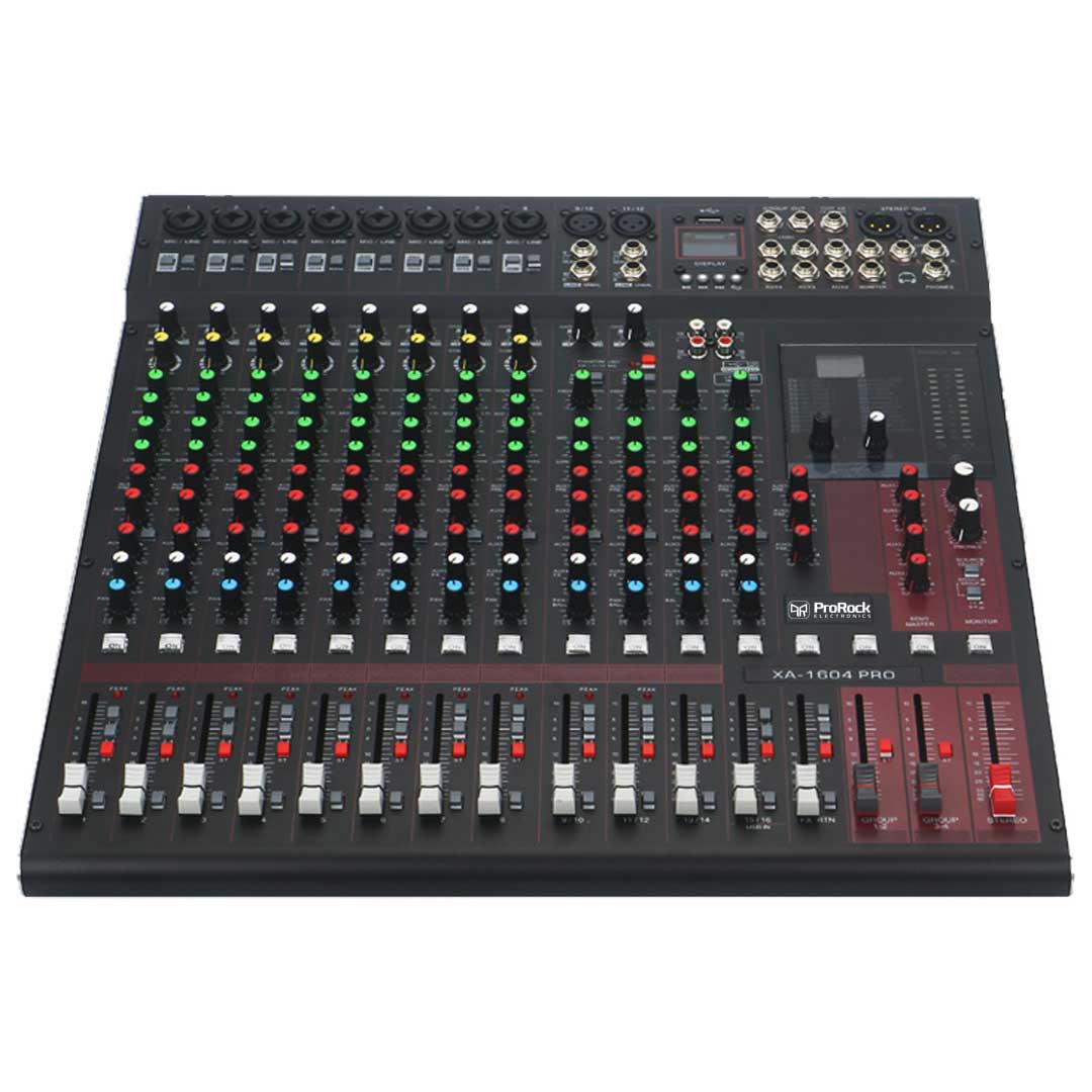 PROROCK XA1604 PRO 16 Channel Mixer with Effect