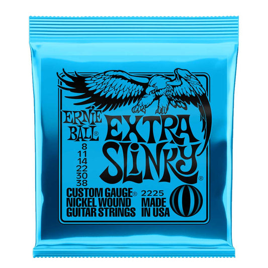 Ernie Ball Extra Slinky Nickel Wound Electric Guitar Strings, 8-38