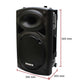 DYNAMAX PRO121 12 inch Bluetooth Portable PA System with 2 VHF Handheld Mic/ 1 VHF handheld mic & clip mic