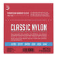 D'Addario EJ27H Student Nylon Classical Guitar Strings, Hard Tension, Clear/Silverplated Wound