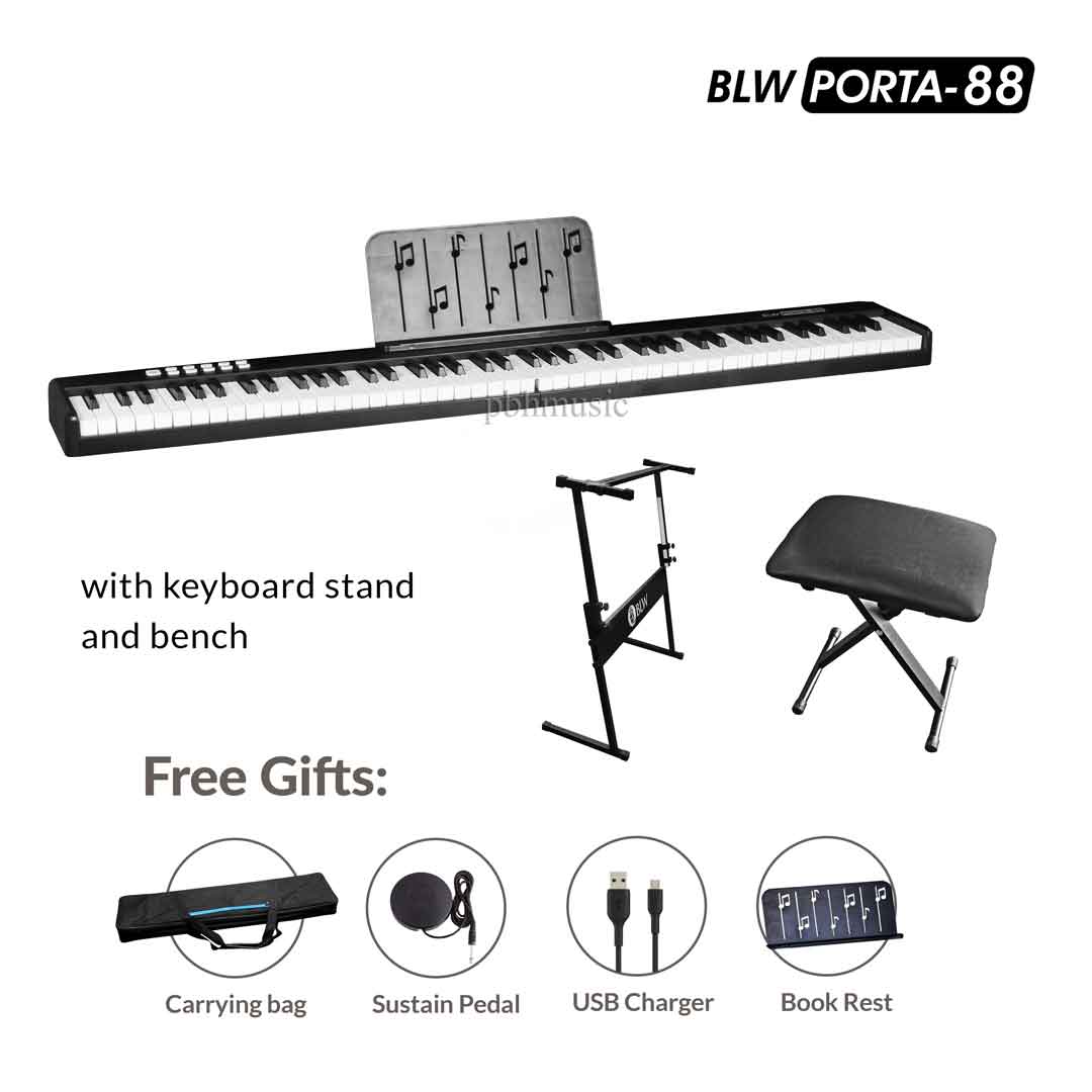 PORTA88 88Key Foldable Digital Piano