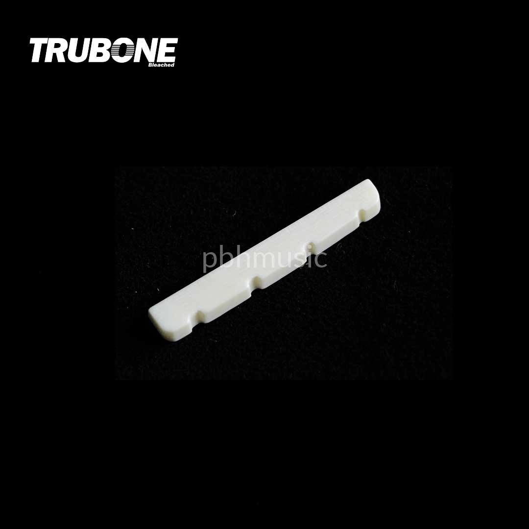 TRUBONE EB380 AB420 Water Buffalo Bleached Shaped Electric Bass Guitar Nut